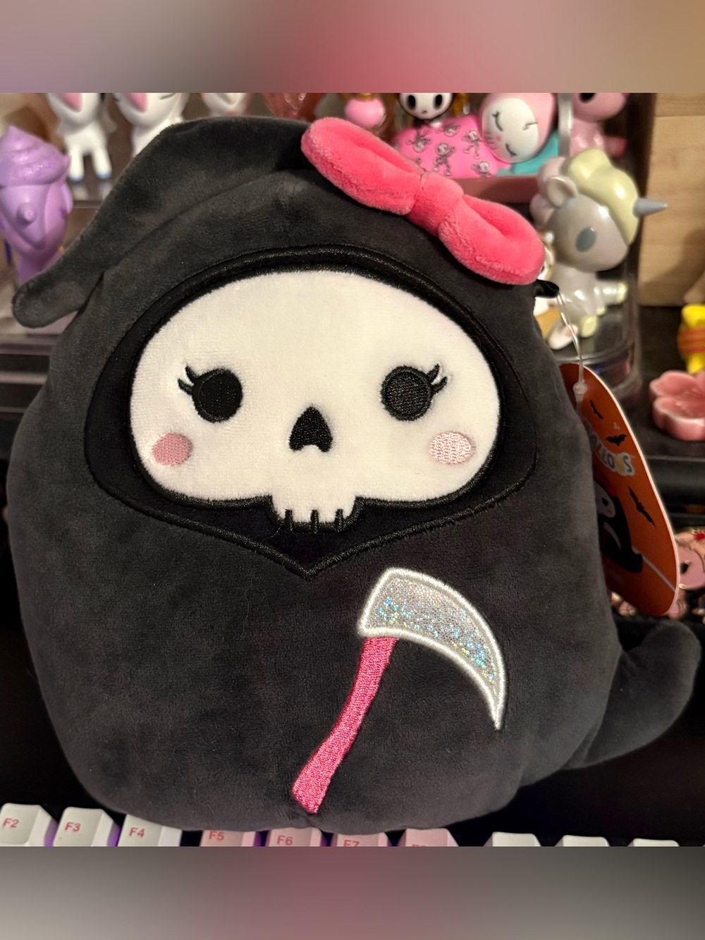 Jane the Grim Reaper 7.5" Halloween 2024 Squishmallow Stuffed Plush Animal Toy